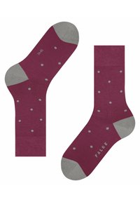FALKE DOT - Socken - red plum