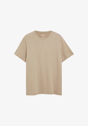 s.Oliver, T-SHIRT - T-shirt basic - hellbraun