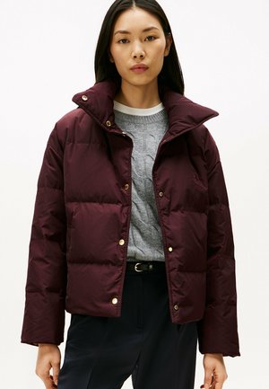 Tommy Hilfiger Gewatteerde jas - deep burgundy