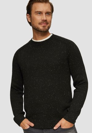 s.Oliver CREW NECK - Jumper - schwarz