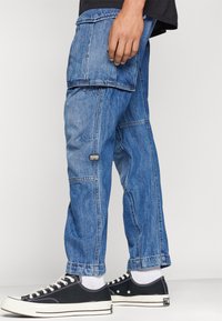 G-STAR ROVIC ZIP REGULAR TAPERED - Pantaloni cargo - faded cliffside blue