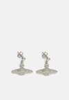 RELIEF DROP - Boucles d'oreilles - silver-coloured