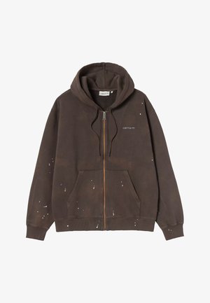Carhartt WIP, HOODED PAINTER JACKET - Sudadera con cremallera - tobacco