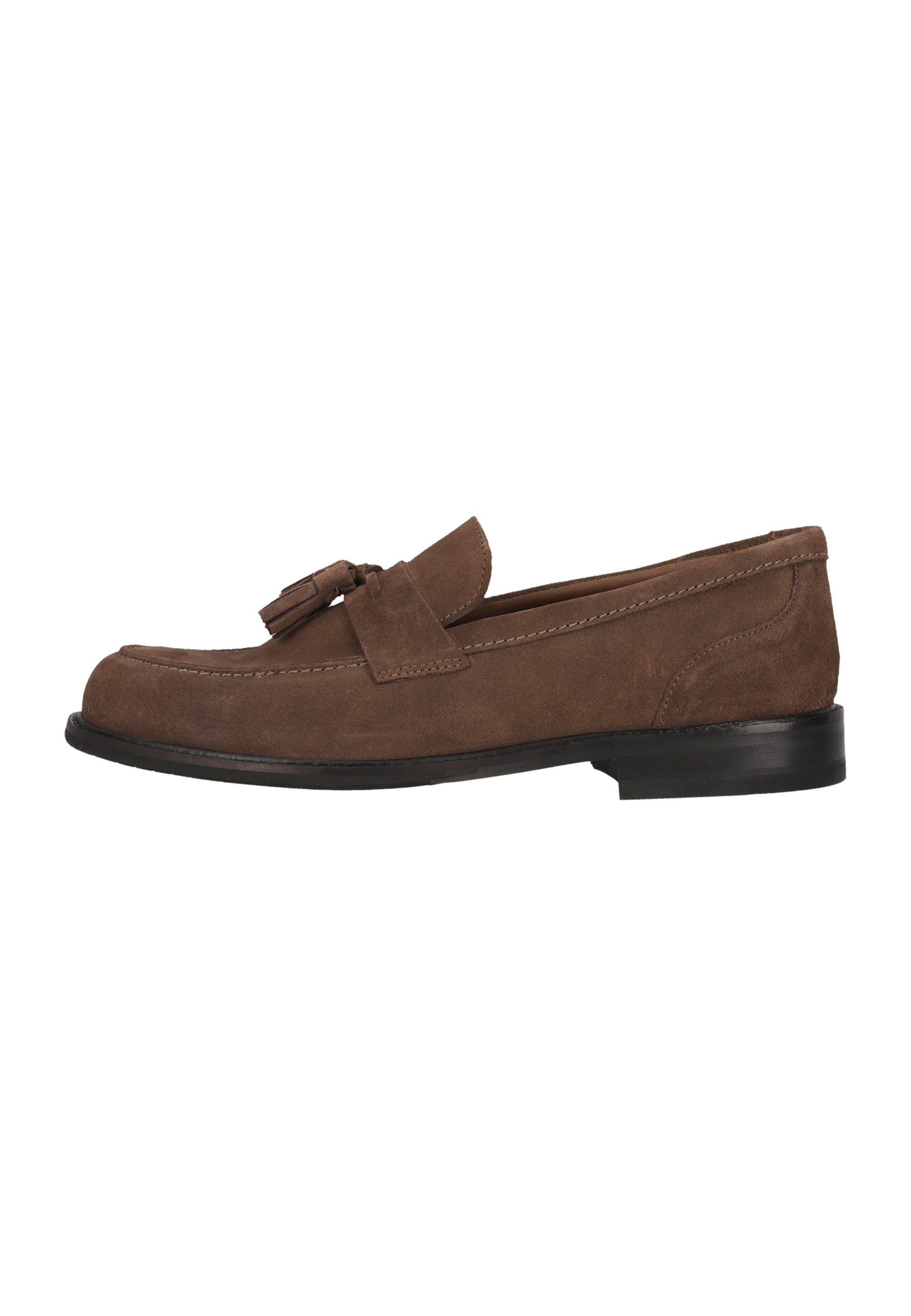 Clarks Mocassins plats pour femme 26165274, Cuir brun clair., 9