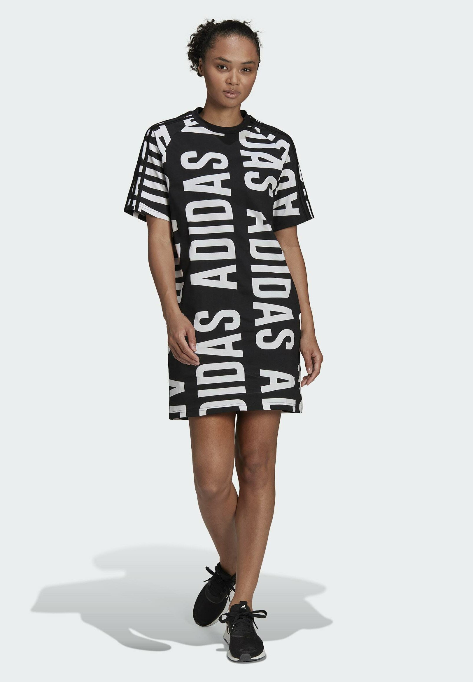 adidas Performance ESSENTIALS - Vestito di maglina - black/nero - Zalando.it