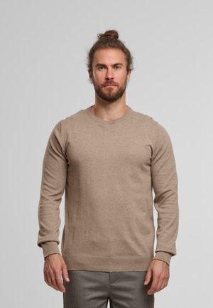 Jersey de punto - beige mix