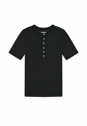 Wrangler SHORT SLEEVE SLIM FIT  - T-shirt basique - black