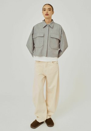 CANO CROPPED  - Lichte jas - grey melange