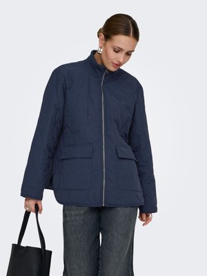 JDY JDYRAYA QUILT OVERSIZE JACKET OTW HAB - Mezisezónní bunda  - sky captain