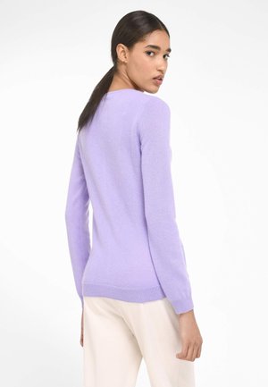 Style & Republic Maglione in cashmere da donna elegante realizzato in 100% cashmere - Il tuo morbido maglione premium in maglia per eleganti momenti autunnali e invernali, blu Melange, XS