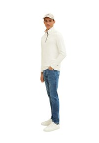 TOM TAILOR TTJOSH Slim - Blugi slim fit - used mid stone blue denim