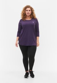 Active by Zizzi WORKOUT  - Top dugih rukava - purple plumeria