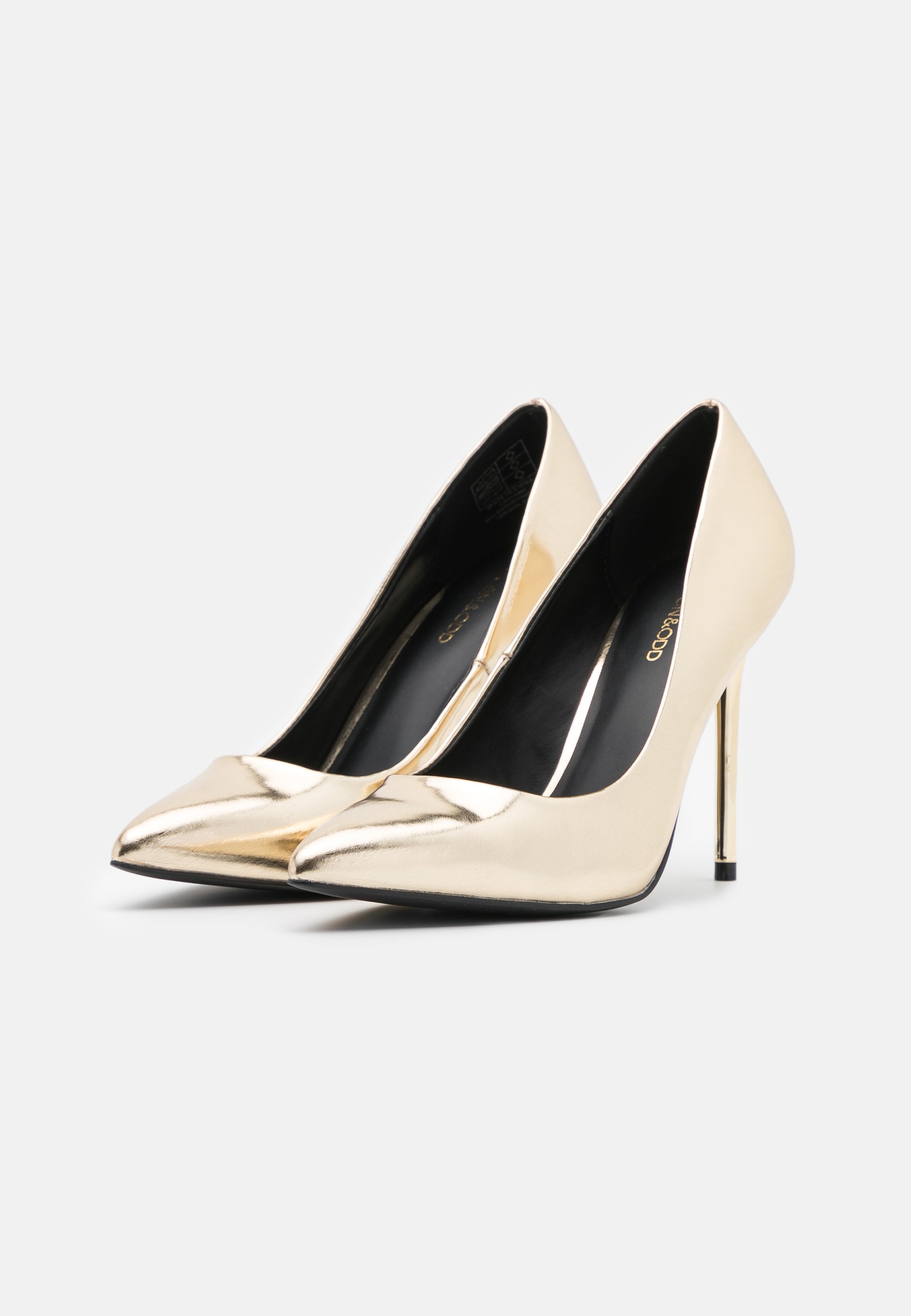 escarpin doré zalando