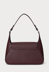 Lauren Ralph Lauren CROSSHATCH MEDIUM SCHYLAR SHOULDER BAG - Rokassoma - dark garnet
