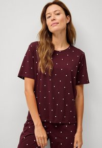 Ellos Collection SET - Pyjama - dunkelrot