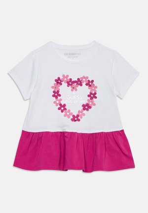 Guess, TODDLER - T-shirts print - pure white