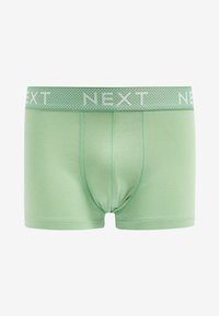 Next SIGNATURE HIPSTERS - Trumpikės - signature blue green bamboo texture waistband