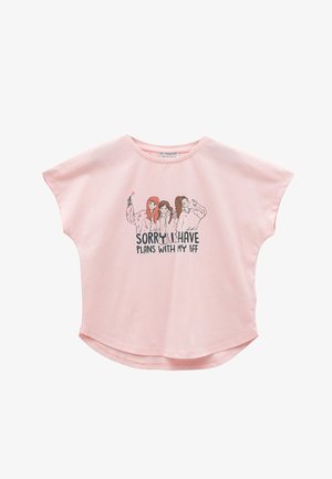 CREW NECK PRINTED - T-shirt print - pink