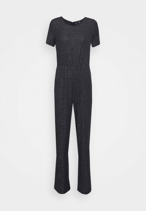 Vero Moda, VMKANVA WIDE LEGGED JUMPS - Lühikeste varrukatega bodi - black/silver