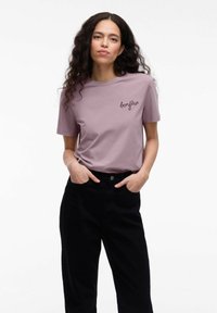 VILA NORA S/S NOOS - T-shirts basic - toadstool