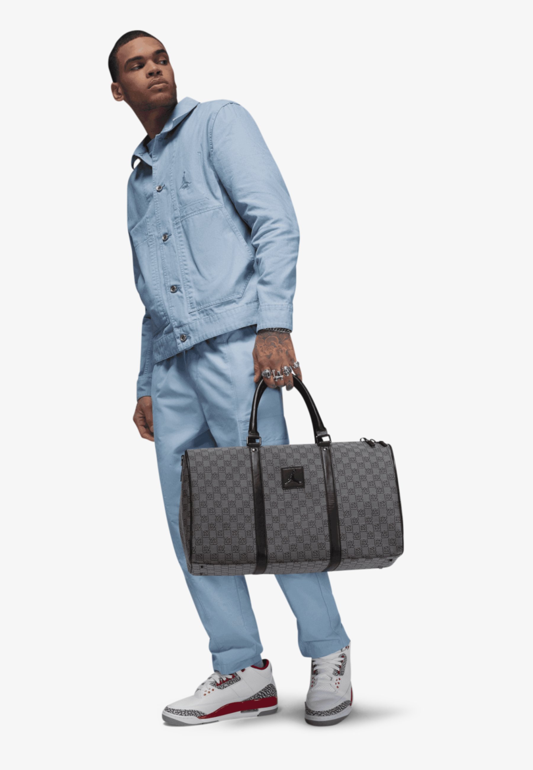 新品】JORDAN BRAND MONOGRAM DUFFLE BAG
