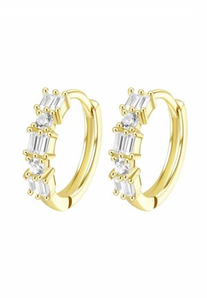 BAGUETTE HUGGIE HOOPS - Ohrringe - goldfarben