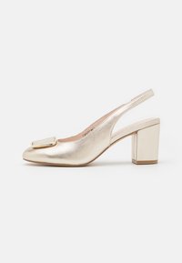 LEATHER - Escarpins - gold