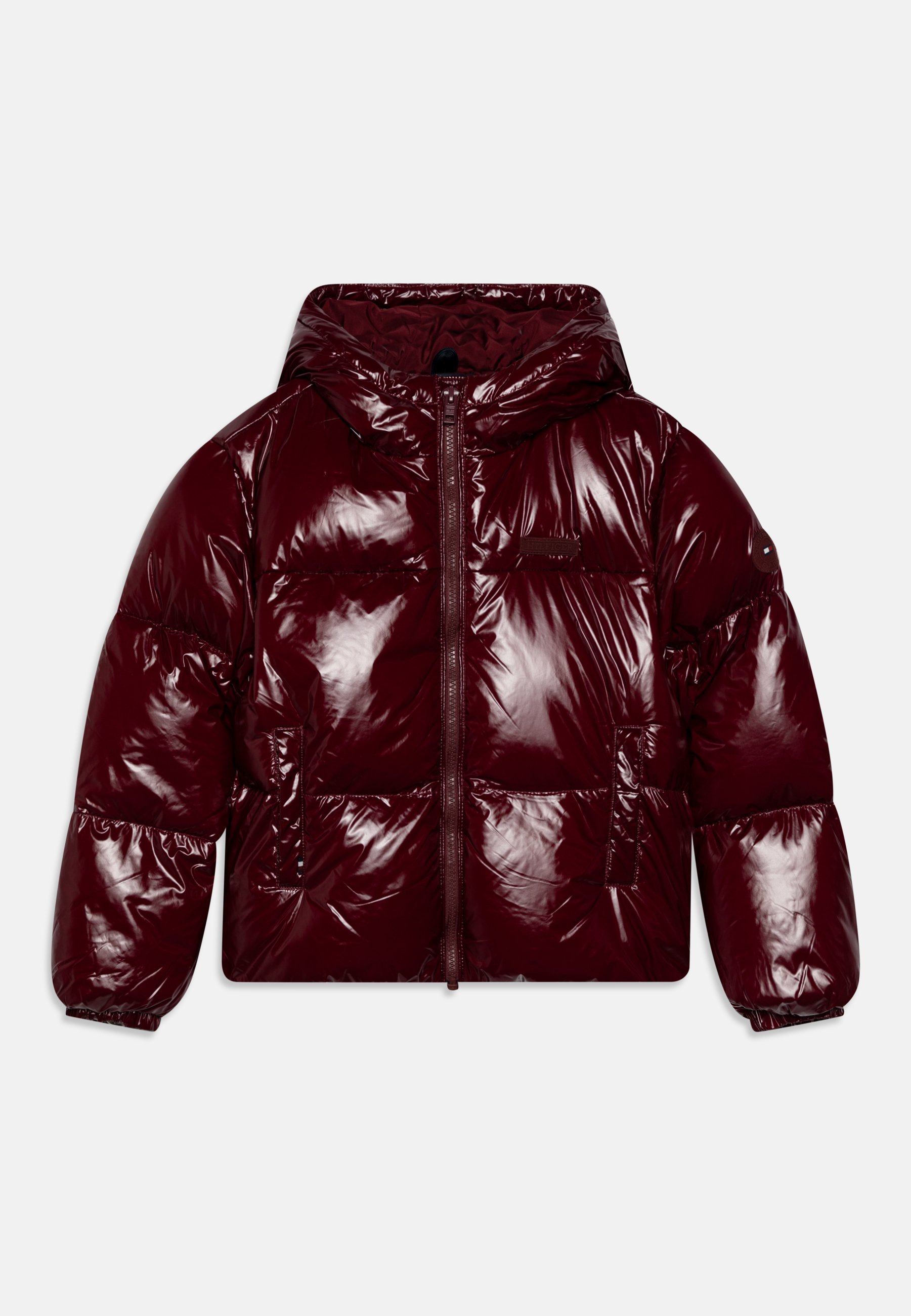 Tommy Hilfiger NEW YORK GLOSSY PUFFER Winter jacket deep rouge