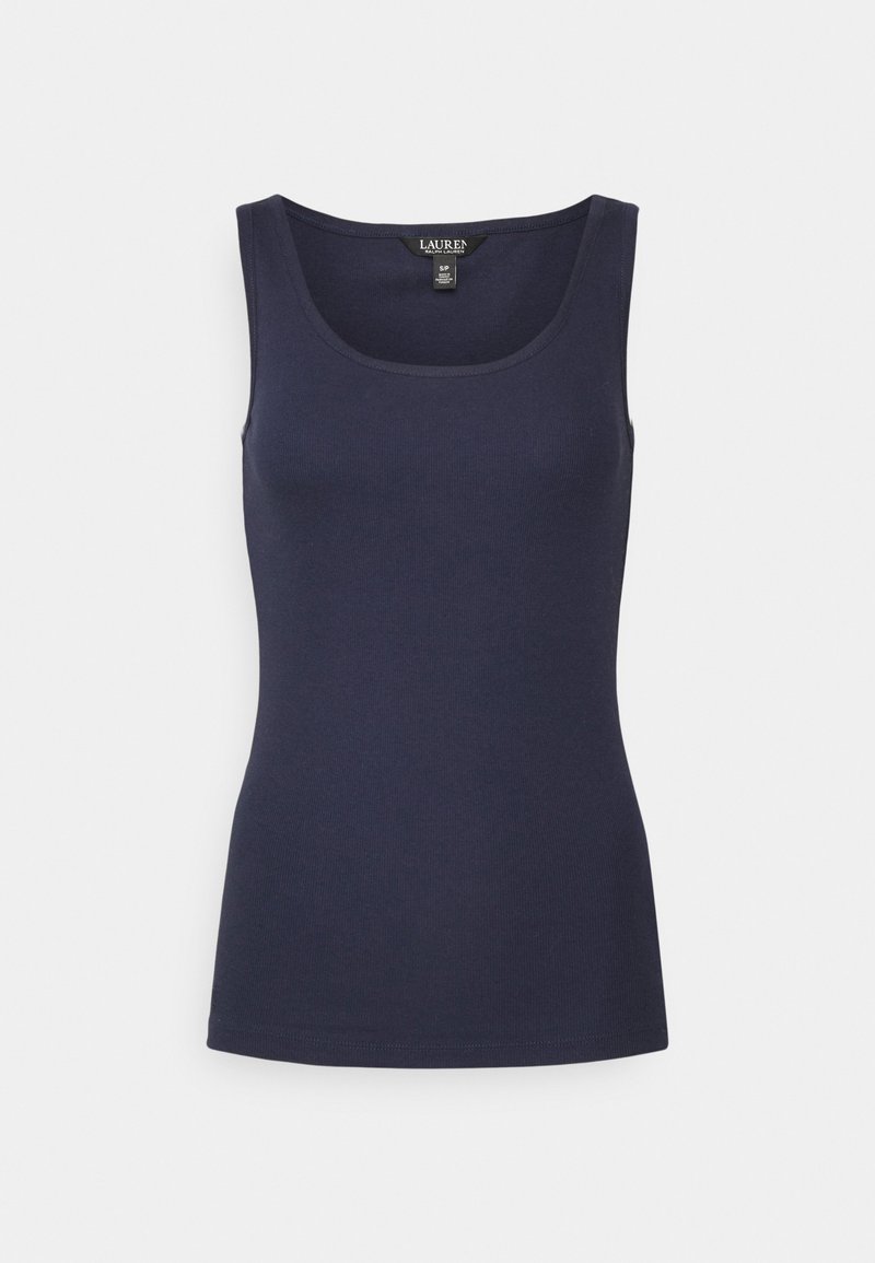 Lauren Ralph Lauren STRETCH COTTON TANK TOP - Top - french navy