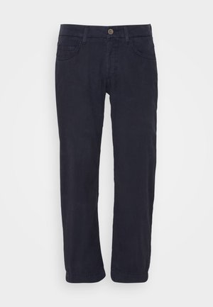Marc O'Polo 5 POCKET MID WAIST SLIM FIT 7 8 LENGTH - Παντελόνι - deep blue sea
