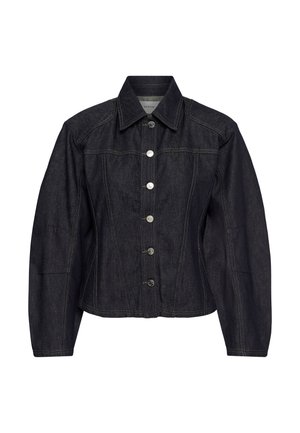 Gestuz, ABINA WAISTED  - Τζιν μπουφάν - dark blue unwashed