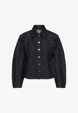 Gestuz, ABINA WAISTED - Τζιν μπουφάν - dark blue unwashed