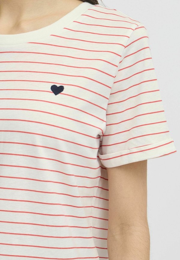 FRAMORA - Print T-shirt - teaberry mix2