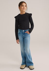 WE Fashion 2-PACK - Ilgarankovis viršutinės dalies drabužis - black