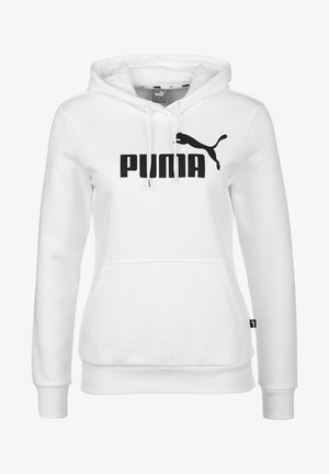 Puma Felpa con cappuccio - white/black