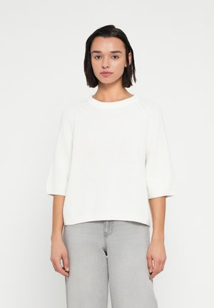 JXMARGE TWIST CREW NECK - Pulóver - snow white