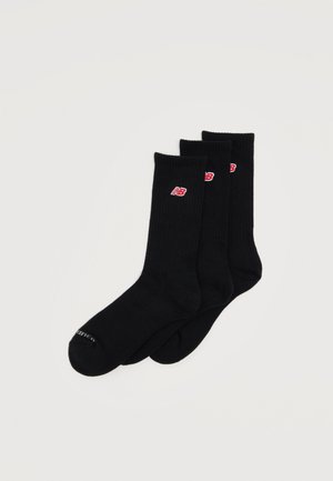 PATCH LOGO CREW UNISEX 3 PACK - Socks - black