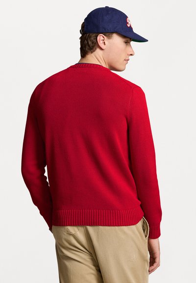 Polo Ralph Lauren COTTON CREWNECK SWEATER - Džemperis - red