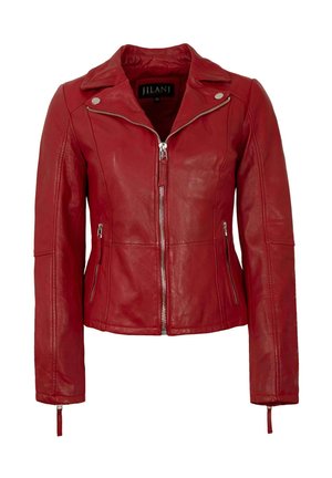Lederjacke - rot
