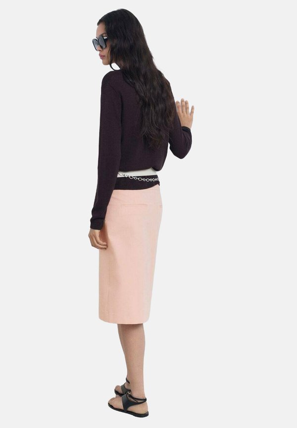 A-line skirt - pastelově růžová4