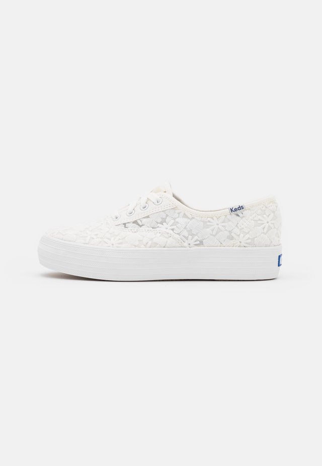 TRIPLE FLORAL - Sneakers - snow white