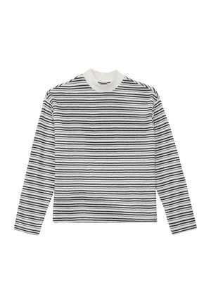 s.Oliver MIT STEHKRAGEN - Langarmshirt - schwarz