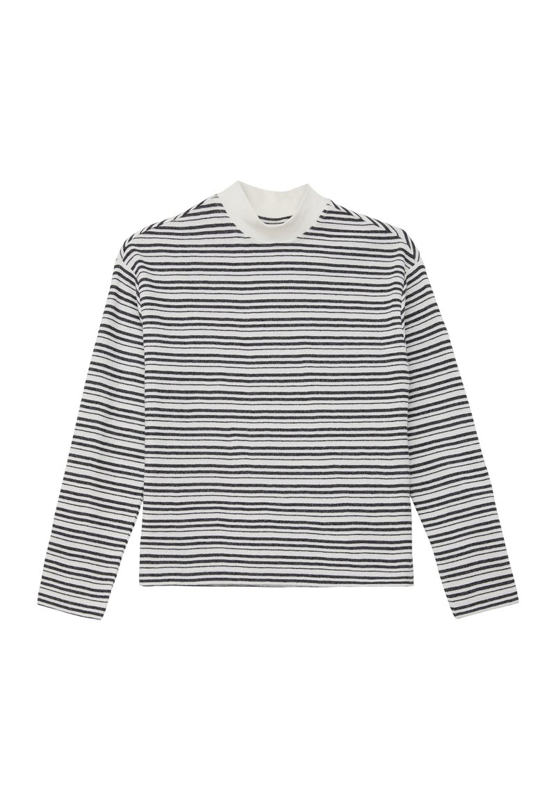 s.Oliver MIT STEHKRAGEN - Langarmshirt - schwarz