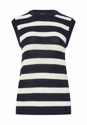 Long Tall Sally STRIPED SLEEVELESS - Jumper - navy