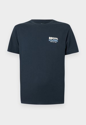 STREAMLINE LINE UP TEE UNISEX - Camiseta estampada - dark navy