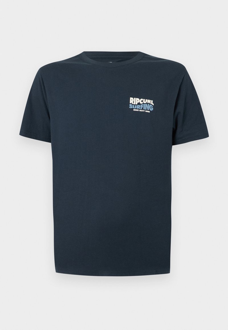 Rip Curl STREAMLINE LINE UP TEE UNISEX - T-shirt con stampa - dark navy ...