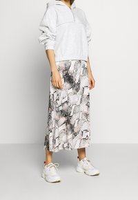 Weekday Felpa con cappuccio - mottled light grey
