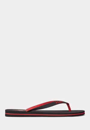 Polo Ralph Lauren BOLT PONY UNISEX - Obuća za bazen - black/red