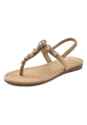 T-bar sandals - beige