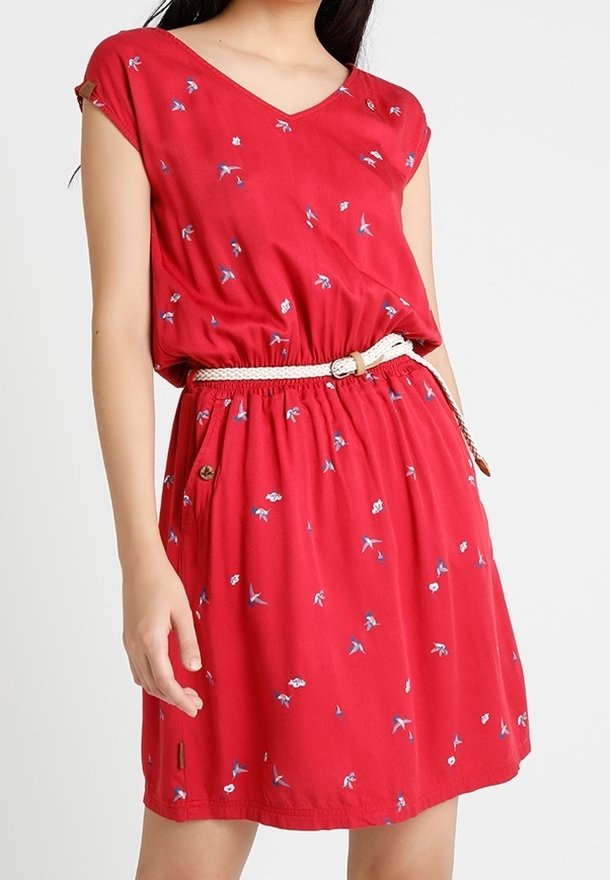 Ragwear Vestido informal - red